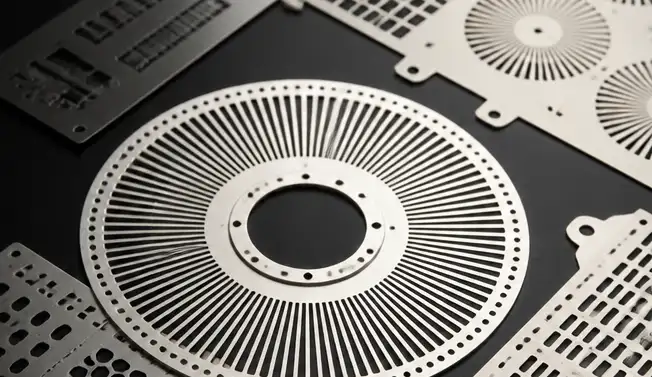 Precision etched thin metal details including mesh and decorative sheet patterns